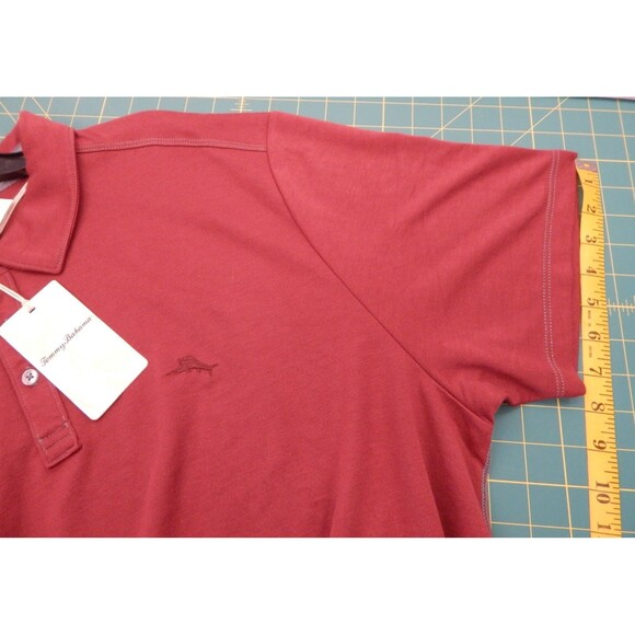 Tommy Bahama Men's Maroon Short Sleeve Button Up Casual Shirt XXL NWT - Picture 14 of 15